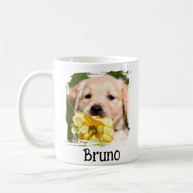 Personalised Dog Mum Add Photo Name Pet Lover Gift Coffee Mug (Left)