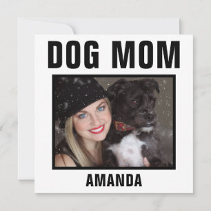 Personalised Dog Mum Custom Photo Card
