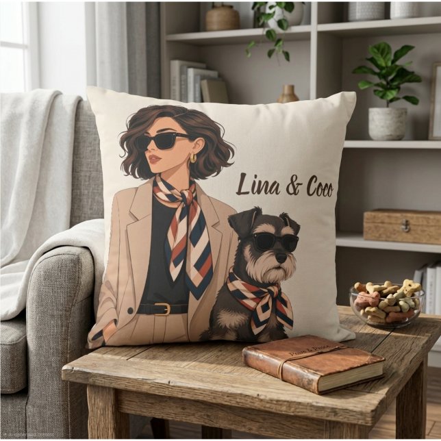"Personalised Dog Mum Gift" "Custom Pet Owner  Cushion (Creator Uploaded)