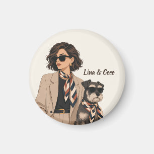 "Personalised Dog Mum Gift" "Custom Pet Owner Magnet