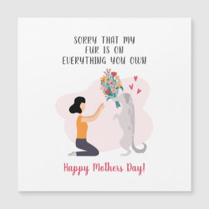 Personalised Dog Mum Happy Mothers Day Cute