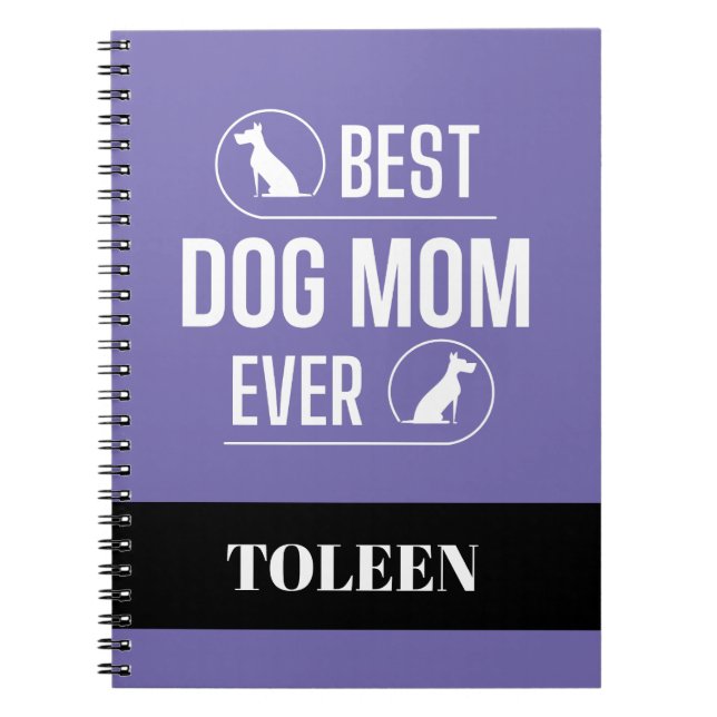 Personalised Dog Mum                Notebook (Front)