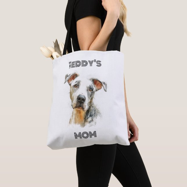 Personalised Dog Mum Photo Tote Bag | Custom Gift (Close Up)