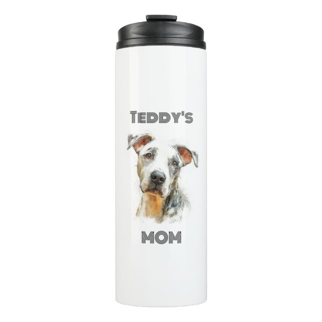 Personalised Dog Mum Thermal Tumbler | Custom Gift (Front)