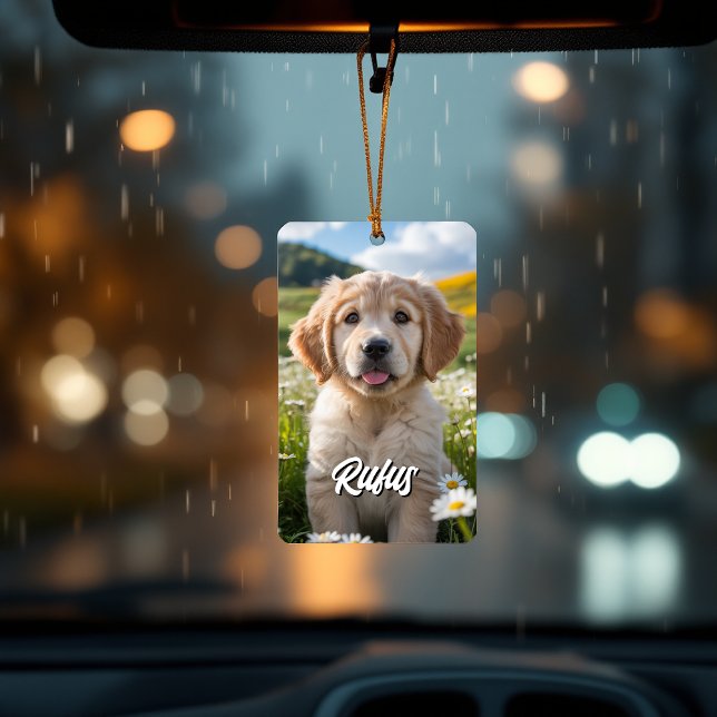 Personalised Dog or Cat Gift Custom Pet Photo Car Air Freshener (Personalized Dog or Cat Gift Custom Pet Photo Air Freshener)