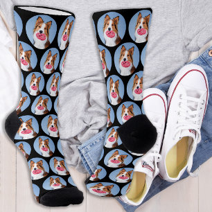 Personalised Dog Pet Photo Collage Socks
