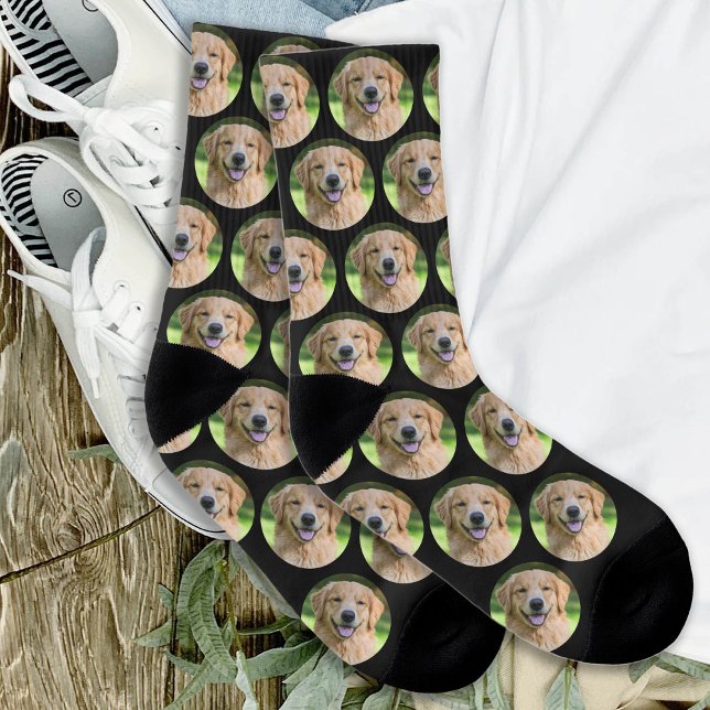 Personalised Dog Pet Photo Collage  Socks (Creator Uploaded)