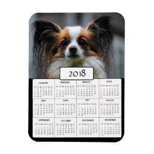 Personalised Dog Photo  2018 Calendar Magnet