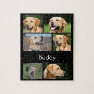 Personalised Dog Photo Collage Jigsaw Puzzle