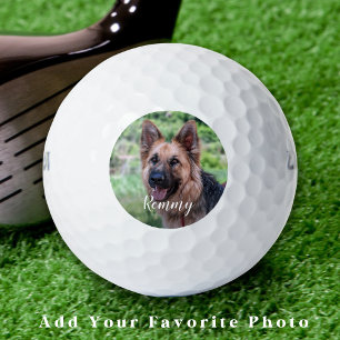 Personalised Dog Photo - Dog Lover Golf Balls