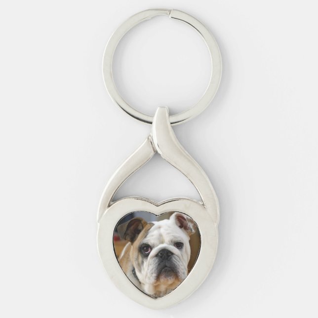 Personalised Dog Photo Key Chain (Front)