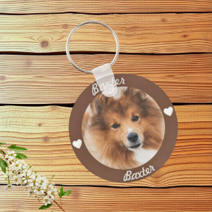 Personalised dog Photo  Key Ring