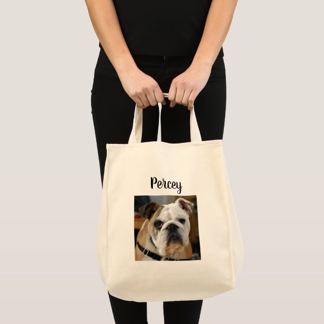 Personalised Dog Photo Tote Bag (Front (Product))