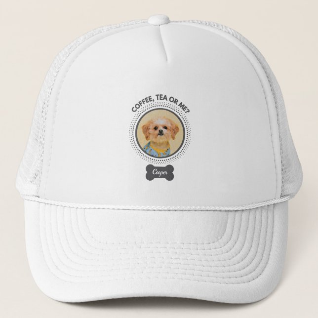 Personalised Dog Photo Trucker Hat      (Front)