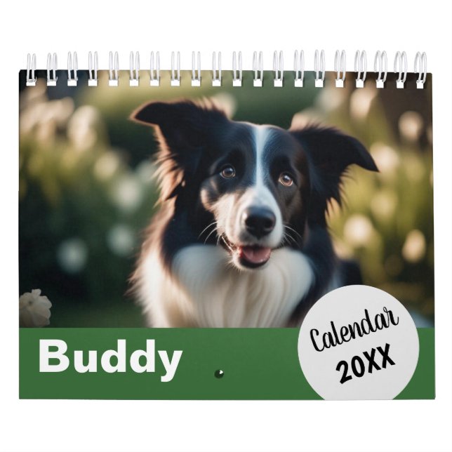 Personalised Dog Photos Pet Year Create Your Own Calendar (Cover)