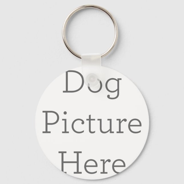 Metal Circle Keychain, 5.08 cm (Front)