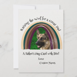 Personalised Dog Quote Pet Photo Father's Day Card