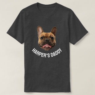Personalised Dog Shirt With Dog Face & Name Doggy