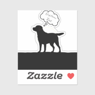 Personalised Dog Silhouette Laptop 