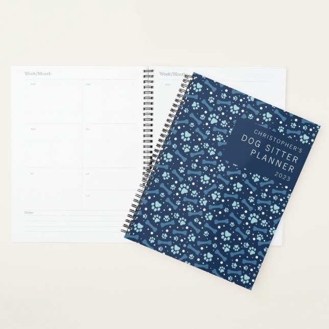 Personalised Dog Sitter Planner Business (Display)