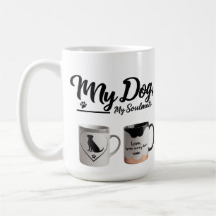 Personalised Dog Soulmate Mug – Custom Name Gift