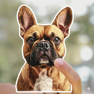 Personalised Dog Stickers custom Dog Face Sticker