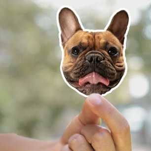 Personalised Dog Stickers custom Dog Face Sticker