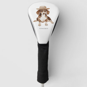Personalised Dog Watercolor Golf Head Cover