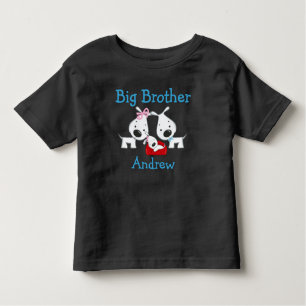 Personalised Dogs Big Brother Toddler T-Shirt