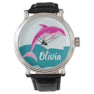 Personalised Dolphin theme Watch