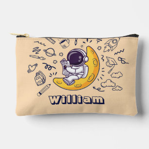 Personalised Doodle Space Planets Back to School Accessory Pouch