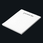 Personalised Dot Grid Notepad<br><div class="desc">Personalised Dot Grid Notepad</div>