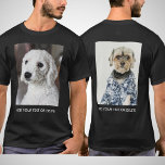 Personalised Double Sided Photo Text  T-Shirt<br><div class="desc">Create your very own t-shirt be it for a fundraising event,  birthday,  or funeral the layout is already set up with a photo and text template.</div>