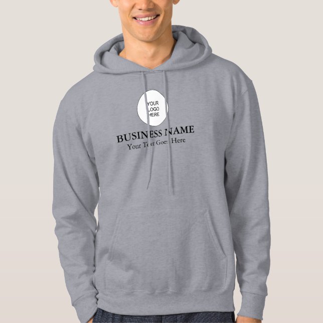 Personalised Double Sided Print Company Logo Hoodie (Front)