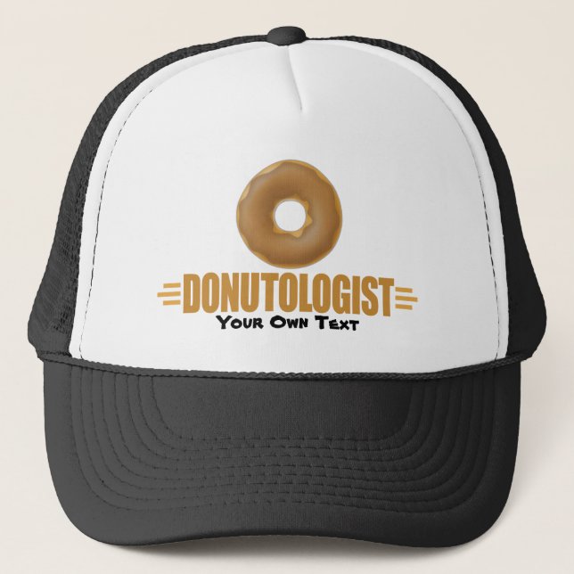 Personalised Doughnut Trucker Hat (Front)