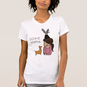 Personalised Doxie Mama  T-Shirt
