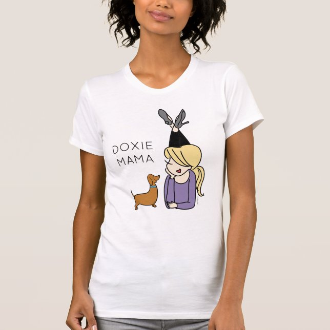 Personalised Doxie Mama  T-Shirt (Front)