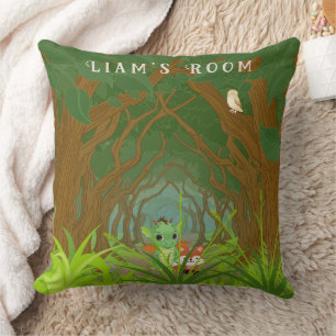 Personalised Dragon and Friend Cushion