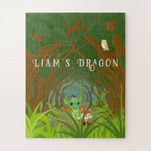 Personalised Dragon and Friend Jigsaw Puzzle