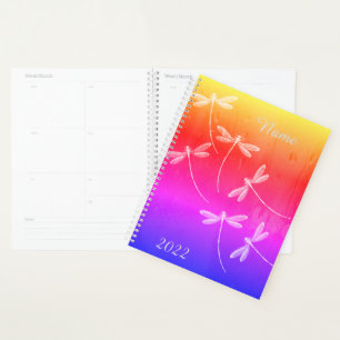 Personalised Dragonflies on water Planner