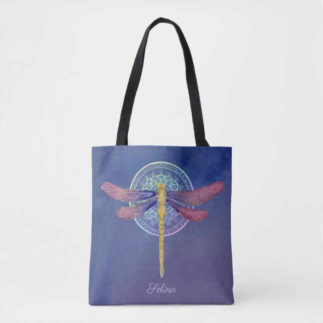 Personalised Dragonfly Tote Bag (Front)