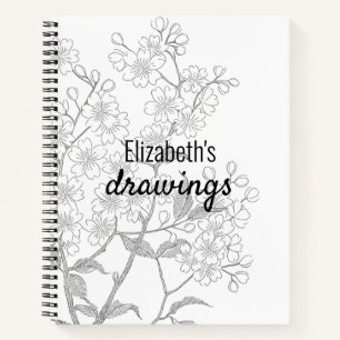 Personalised drawing notebook