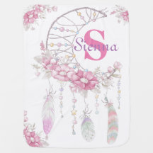 Personalised Dreamcatcher Baby Blanket