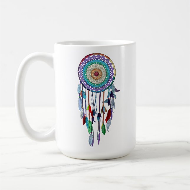 Personalised Dreamcatcher  Coffee Mug (Left)