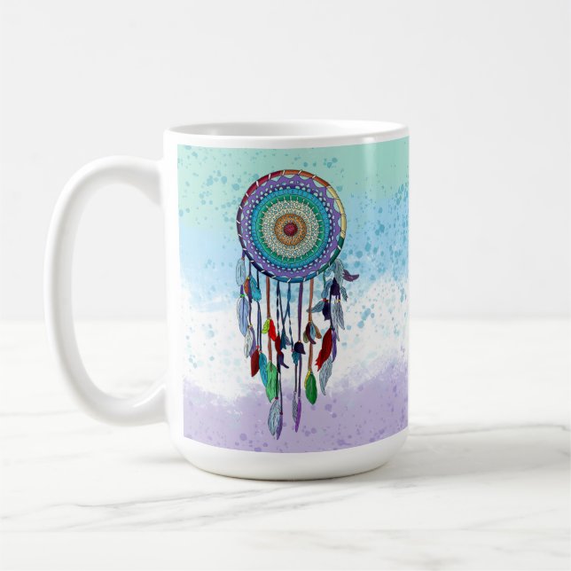 Personalised Dreamcatcher  Coffee Mug (Left)