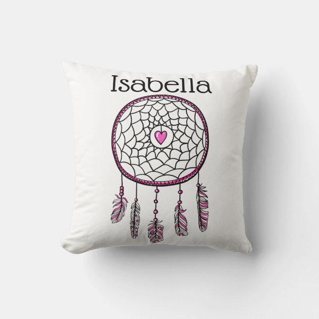 Personalised Dreamcatcher Dream Catcher Pillow (Front)