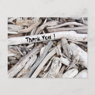 Personalised Driftwood Postcard