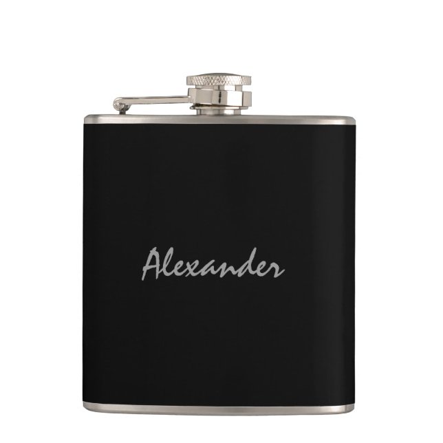 Personalised drink flask | elegant gift for men (Front)