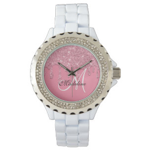 Personalised Dripping Glitter Watch