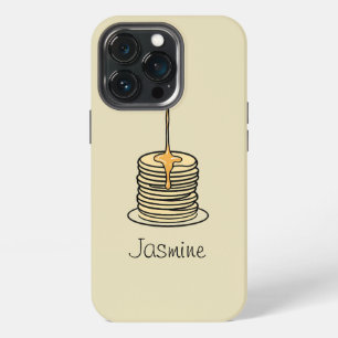 Personalised Dripping Syrup Pancakes iPhone 13 Pro Case